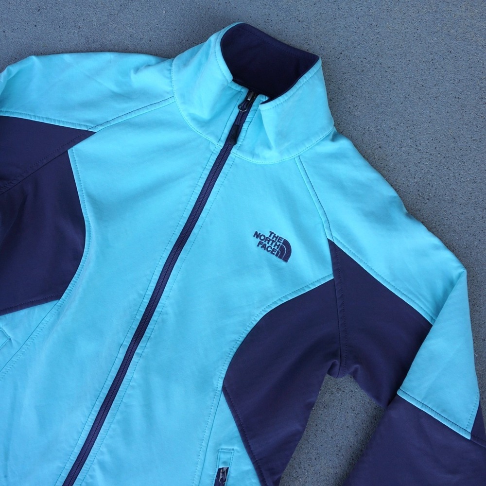 The North‎ Face Jacket Teal & Grey Size Medium